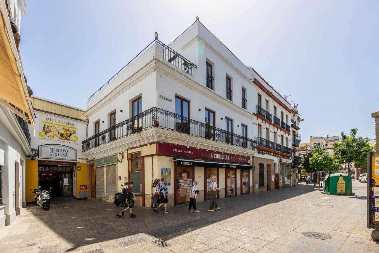 Comfy Away - Apartamento Exclusivo Mercado De Triana Con Balcon Sevilla Exterior foto