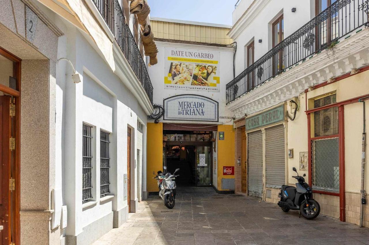 Comfy Away - Apartamento Exclusivo Mercado De Triana Con Balcon Sevilla Exterior foto